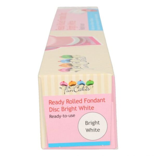 FunCakes Pâte à sucre étalée Blanc -Bright White-