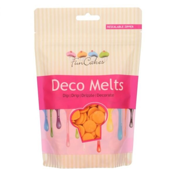 FunCakes Deco Melts - Orange- 250g