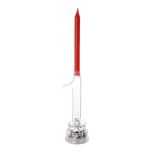 Bougie chiffre 1 avec led qui change de couleurs