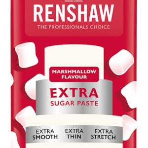 Renshaw Rolled Fondant Extra 1kg - White Marshmallow