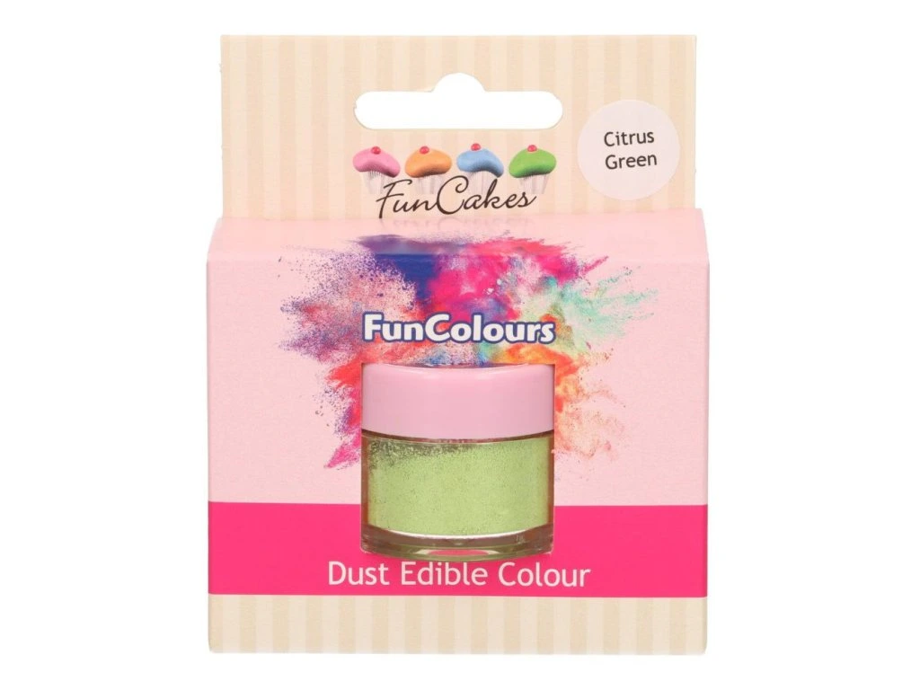 FunCakes Poudre Alimentaire FunColours - Citrus Green