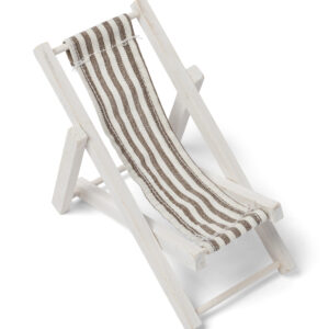 Chaise longue taupe