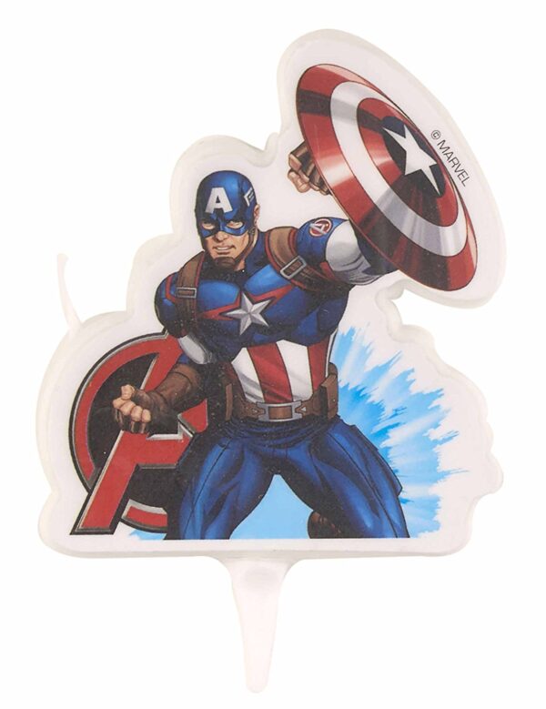 Bougie 2D Captain America