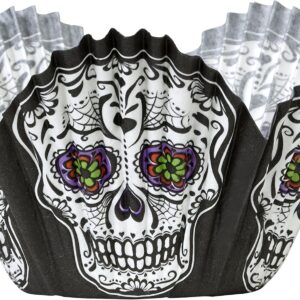 24 Caissettes Wilton tête de mort