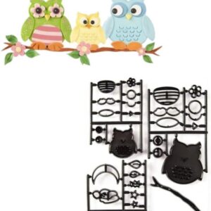 Emporte Pièce Patchwork "Famille Hibou"