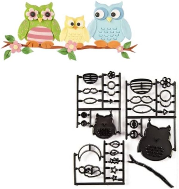 Emporte Pièce Patchwork "Famille Hibou"