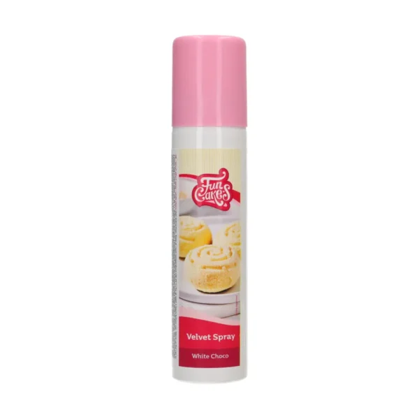 FunCakes Spray Velours FunColours -Blanc- 100mL