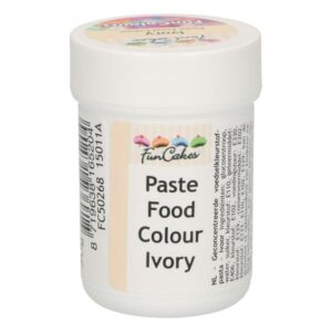 FunCakes Pâte Colorante Alimentaire FunColours - Ivoire 30g