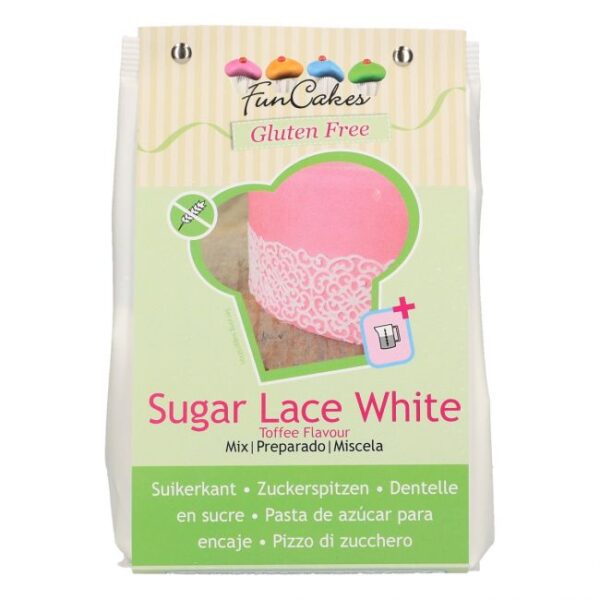 FunCakes Mix pour Dentelle - Blanc, Sans Gluten 400g