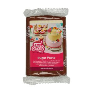 Pâte à Sucre FunCakes – 250 g – Marron
