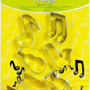 Set de 6 Découpes Pâte Musique Guardini