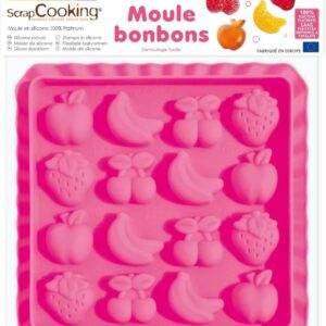 Moule silicone pour bonbons fruits et chocolat