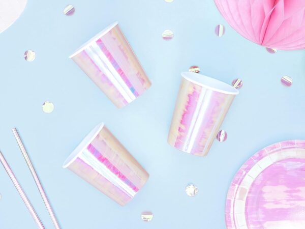 Gobelets en Papier - Iridescent pcs/6 – Image 2