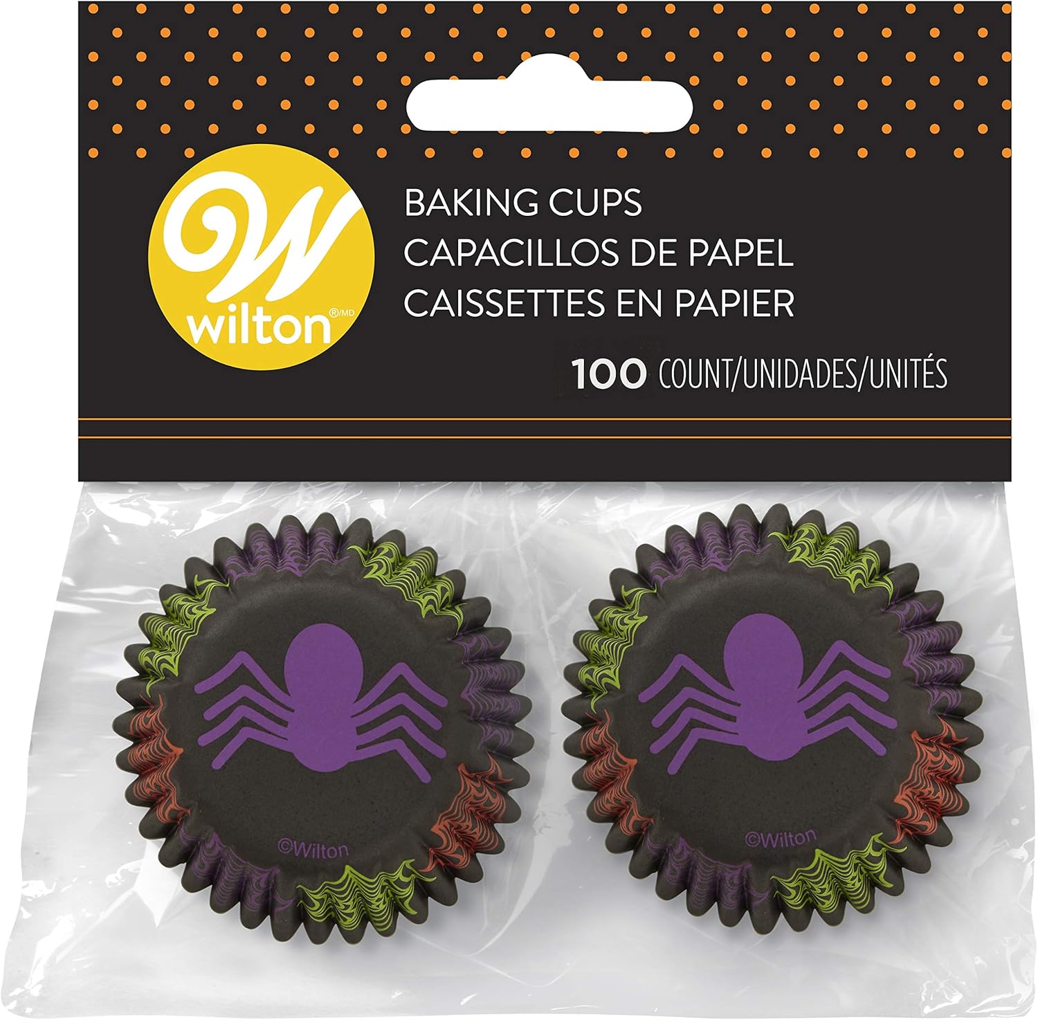 Wilton Mini Caissettes à Cupcakes Araignée pcs/100 – Image 4