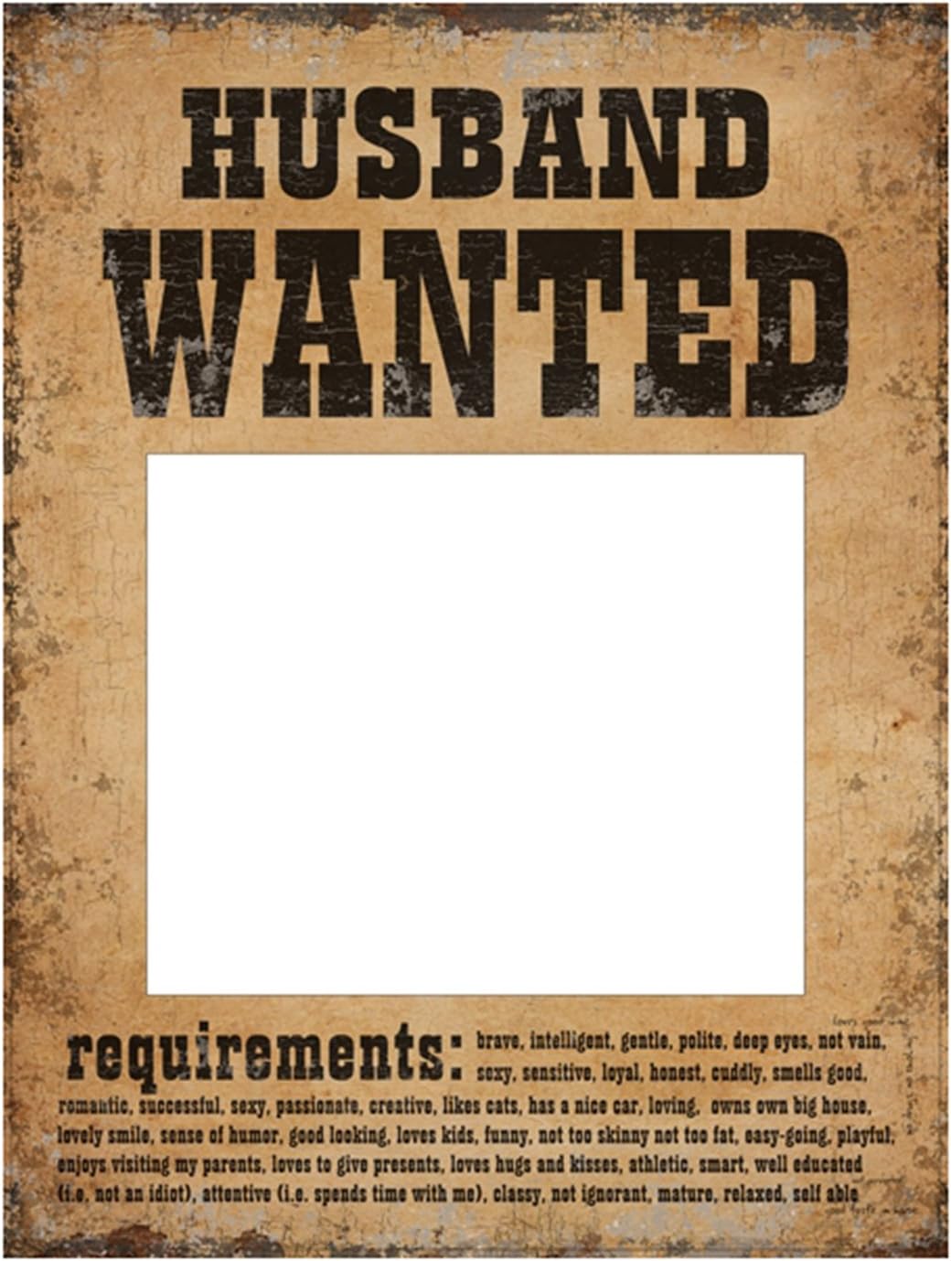 2 Cadres drôles mari  et femme Wanted – Image 5