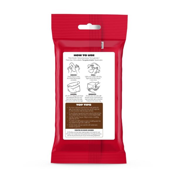 Pâte à sucre Renshaw Extra Chocolat 250 g – Fondant marron riche, souple et élégant – Image 2