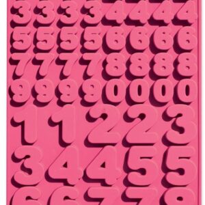 Moule silicone chocolat chiffres