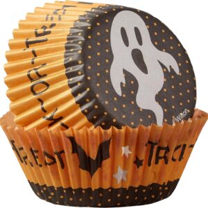 75 caissettes Wilton Halloween Fantôme