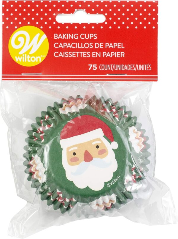 Wilton Caissettes à Cupcakes Père Noël & Canne pcs/75