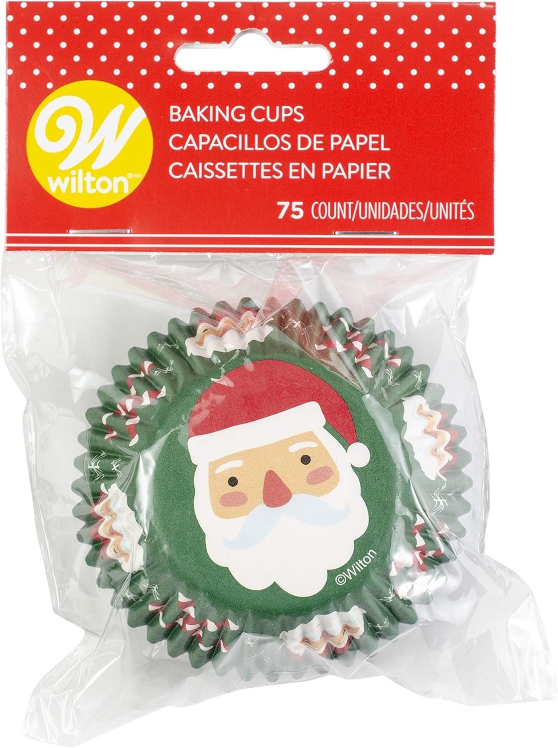 Wilton Caissettes à Cupcakes Père Noël & Canne pcs/75