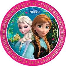8 assiettes La Reine des neiges