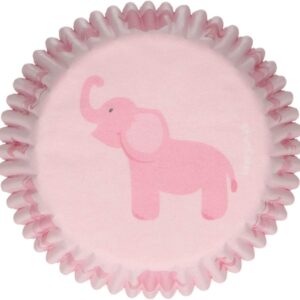 Caissettes à Cupcakes -éléphant rose
