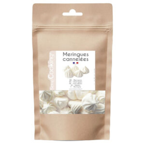 Pot de mini meringues cannelées