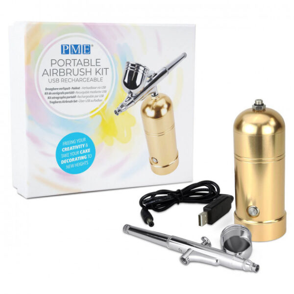 PME Portable Airbrush Kit Gold