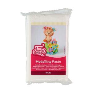 FunCakes Pâte de Modelage Blanche – 250 g – Spéciale figurines et cake toppers