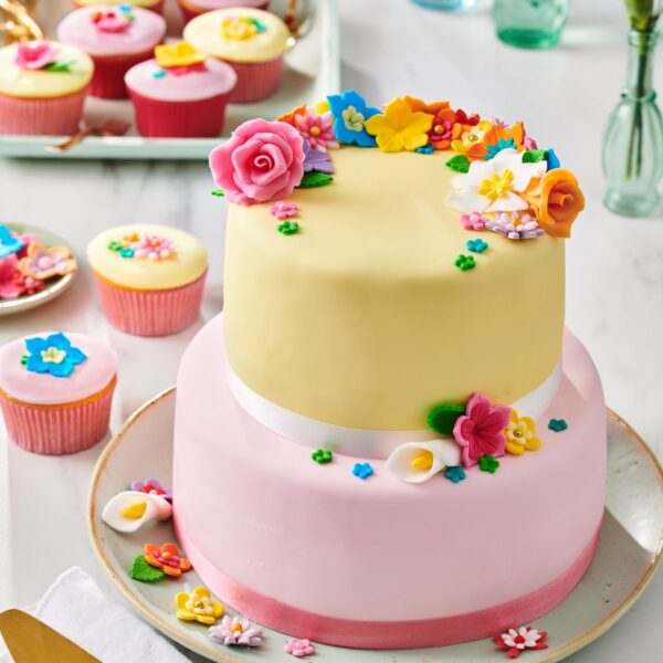 FunCakes Pâte à Sucre Spring Green – 1 kg – Pâte verte au goût vanille – Image 2