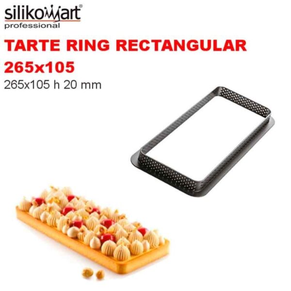 Silikomart - Tarte Ring Rectangular 265x105 – Image 2