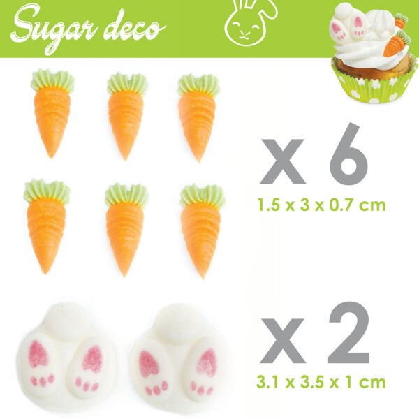 Déco sucres lapin carotte – Image 3