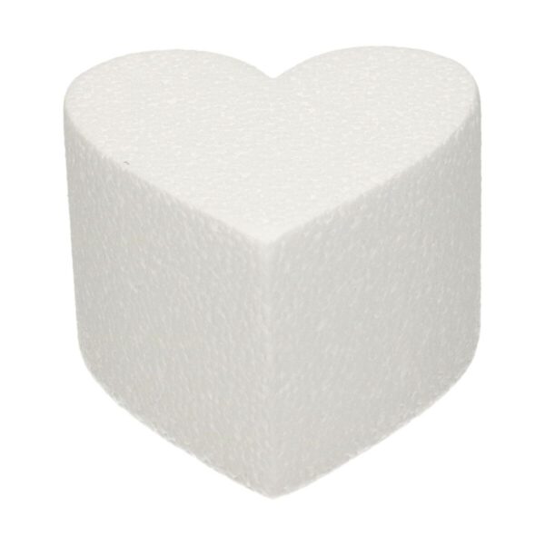 FunCakes Cake Dummy - Gâteaux Polystyrène Coeur Ø10cm x 7cm