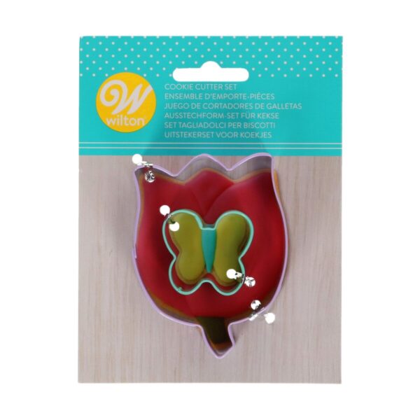 Wilton Découpeur de biscuits Fleur & Papillon Set/2