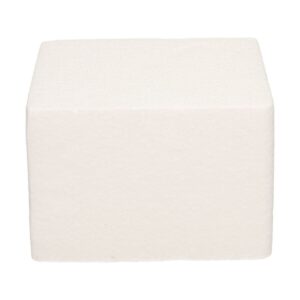 FunCakes Dummy Carré – Gâteau Polystyrène 10 x 10 cm – Hauteur 7 cm