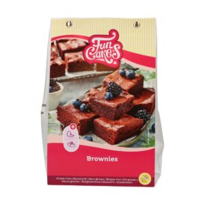 FunCakes Mix pour Brownies – Sans Gluten – 500 g