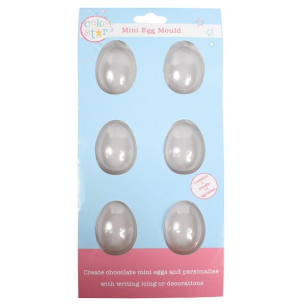 Cake Star – Moule 6 Mini Œufs (x2) – Pour Chocolat & Pâques