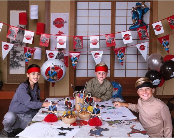 Piñata Ninja Boland – Décoration Suspendue pour Anniversaire Enfant & Fête à Thème – Image 4