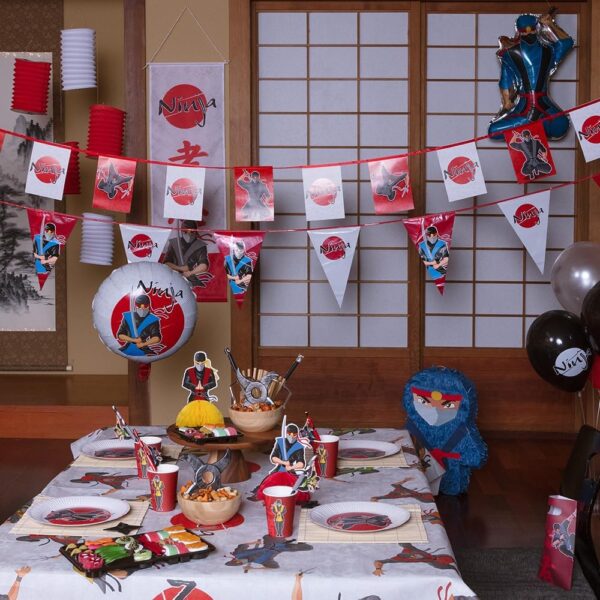 Piñata Ninja à Suspendre – Décoration Anniversaire Enfant & Fête à Thème – Boland – Image 5