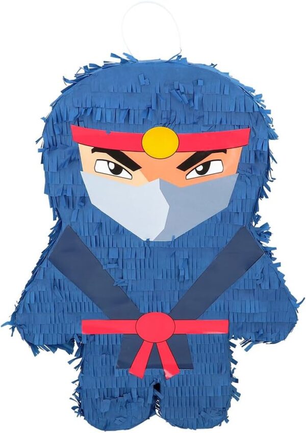 Piñata Ninja à Suspendre – Décoration Anniversaire Enfant & Fête à Thème – Boland