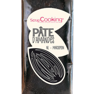 Pâte d'amandes noire 200 gr Scrapcooking