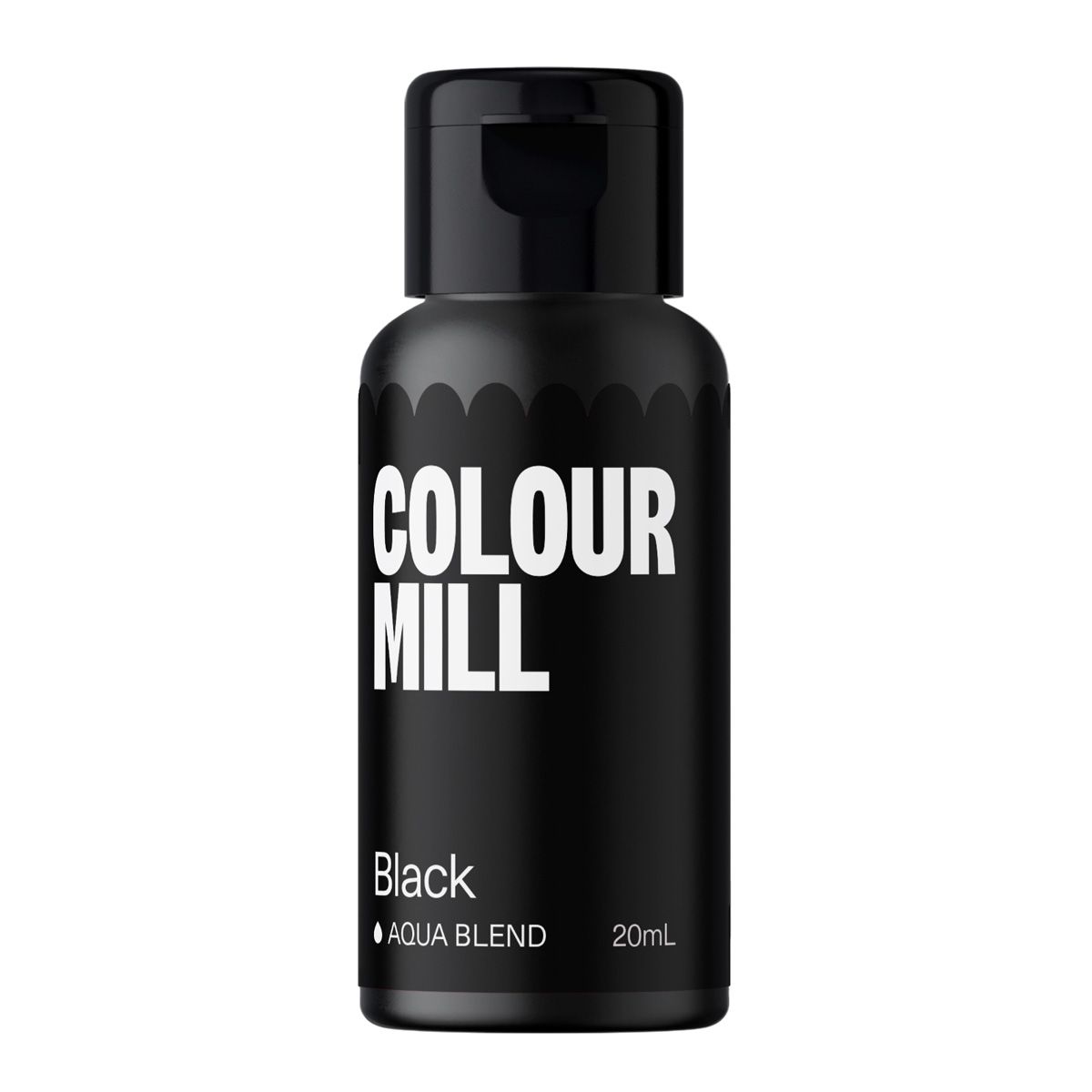Colour Mill Aqua Blend Black 20 ml – Colorant alimentaire noir intense à base d’eau