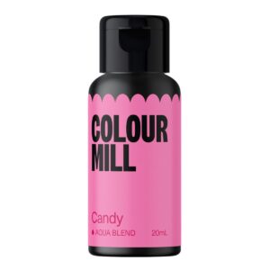 Colour Mill Aqua Blend Candy 20 ml – Colorant alimentaire rose bonbon à base d’eau