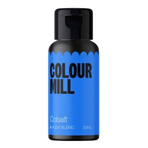 Colour Mill Aqua Blend Cobalt 20 ml – Colorant alimentaire bleu intense à base d’eau