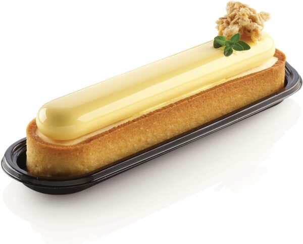 Silikomart Kit Tarte Ring Oblong 146 x 34 mm – Cercle à tarte rectangulaire avec moule silicone – Image 5