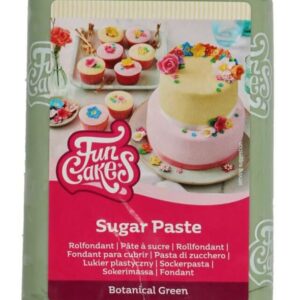 FunCakes Pâte à Sucre Botanical Green 250 g