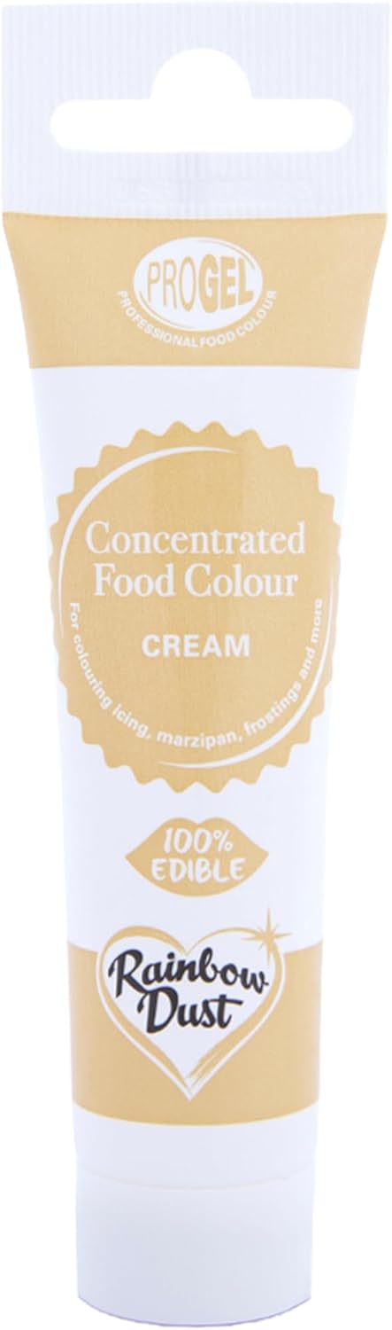 Rainbow Dust ProGel Professional Food Colouring, Cream 25g – Image 3