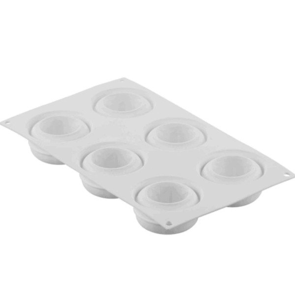 Moule silicone Mistery 95 – 6 portions individuelles pour desserts et tartelettes – Image 2