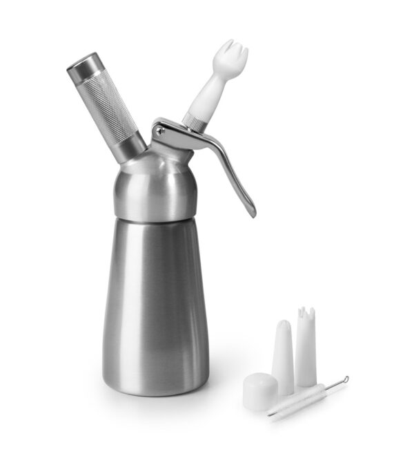 Siphon à crème 0,25 litre laqué en aluminium