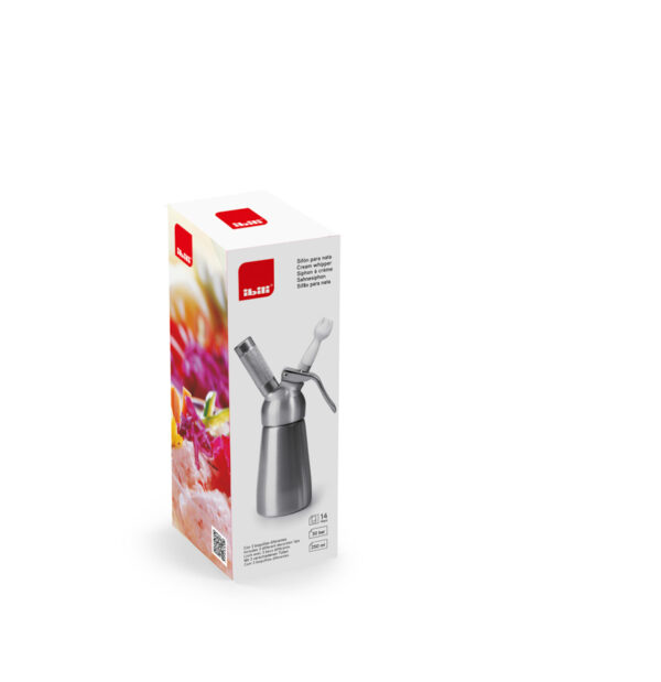 Siphon à crème 0,25 litre laqué en aluminium – Image 2